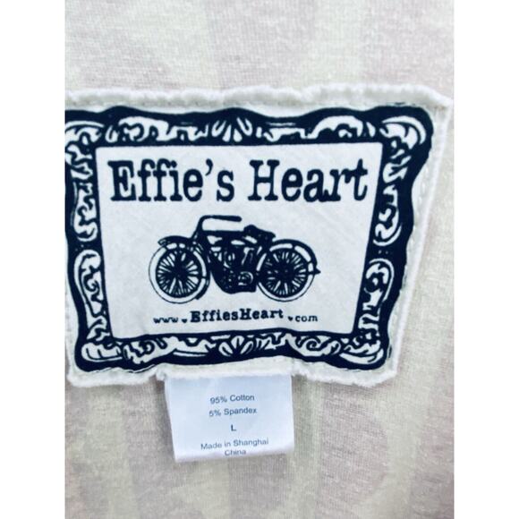 Effie’s Heart Red & White Retro Midi Dress Womens L Cottagecore Vintage-Inspired - Picture 5 of 5